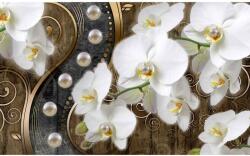DEGRETS Fotótapéta DEGRETS 83947 Absztrakció Orchideák 7 3D, 254x368cm (83947)