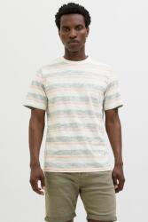 JACK & JONES Jack & Jones, Csíkos póló, Világoszöld, XL (12268437-ICEBERG-GREEN-XL)