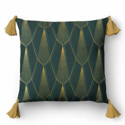 Detexpol PANAMA párnahuzat 45x45cm, arany és zöld, mintával, 1 db-os készlet (2358712)