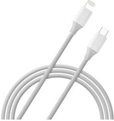 Blautel 4-OK adatkábel és töltő (18W, Type-C / lightning 8 pin, 100 cm, PD gyorstöltés támogatás), Fehér (USPDIC)