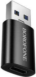 BOROFONE Adapter BV26B - USB to Type C - fekete