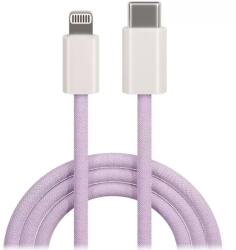 Maxlife adatkábel, MXUC-06, USB-C - Lightning típusú 1, 0 m 20 W, Lila