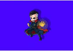  Poszter Doctor Strange Chibi Minimal, 61x90cm, poszter1684, Többszínű (poster1684)
