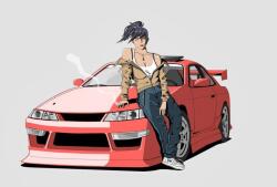  Plakát Street Car Racer Girl, 61x90cm, poszter2085, Többszínű (poster2085)