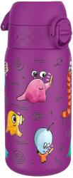 ION8 Vizes palack gyerekeknek, rozsdamentes acél, 400ml, Aliens - Ion8 (I8SS400PVALIEN)