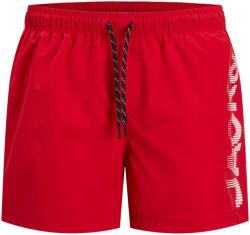 JACK & JONES Jack Jones Férfi Fürdőnadrág, 12275129, Újrahasznosított Poliészter/Poliészter, XL INTL, Piros (0000304780967_XL)