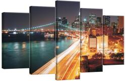 DEGRETS Vászonkép szett DEGRETS 78541, 60 x 100 cm, 5 részes (2x40x20 cm, 2x50x20 cm, 1x60x20 cm) (78541)