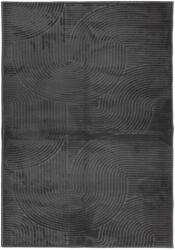 vidaXL IZA antracit rövid szálú skandináv stílusú szőnyeg 140 x 200 cm (375429)