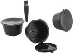 Innovagoods 3 db újrafelhasználható Redol kávékapszula készlet, InnovaGoods, fekete (3*dolce.negru+per)