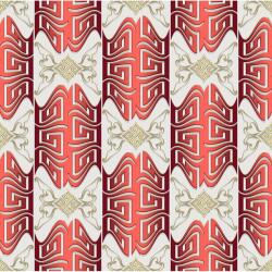 DEGRETS Tapéta DEGRETS 1542 Papír, Greta piros, Méret: 0.53m x 10.05m = 5.3 m2 (1542)