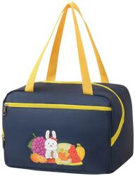 Flippy Hőszigetelő táska, Flippy, Telefon- és evőeszközrekesz, Többfunkciós, Vízálló, 30x21x20 cm, Nyúl Design, Kék (131773)