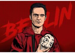  Casa De Papel Poszter Berlin Artwork, 61x90cm, Többszínű (poster126-7777777777777785457)