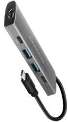 AXAGON HMC-4G2 USB HUB, 2x USB-A + 2x USB-C 10Gbps (HMC-5G2)