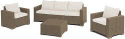 Keter California kerti bútor szett 3+2+1 cappuccino