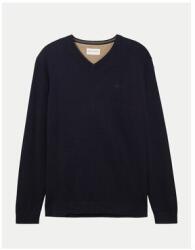 Tom Tailor Férfi pulóver, Tom Tailor, 304210303, Pamut, M INTL, Kék (0000304210303_M)