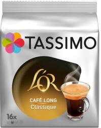 Jacobs Capsule cafea Tassimo L'OR Cafe Long Classic, intensitate 6, 16 bauturi x 120 ml, 16 capsule