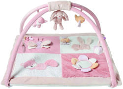 Nattou ALICE & POMME játszószőnyeg fáradt rózsaszín