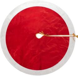 Ruhhy 22221 takaró karácsonyfa alá, 90 cm, piros és fehér