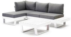  Coltar 3 piese ALORA lungime 242 latime 138 inaltime 77 alb cu gri (RGD70293WH)