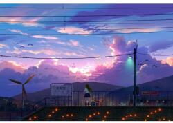  Poszter Anime Girl Color Wheel, 61x90cm, poszter2900, Többszínű (poster2900)