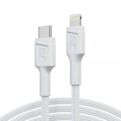 Green Cell Cablu Date Green Cell USB-C - Lightning MFi 1.0m Power Delivery Alb (KABGC07W)
