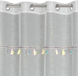 Eurofirany Gyerek függöny elefántos dekorszalaggal Krémszín 140x250 cm (HS418370)