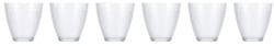 Excellent Houseware Szett 6 pohár Excellent Houseware, Boroszilikát üveg, 8x9 cm, 220 ml, átlátszó (1020770)