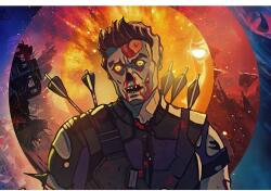 Poszter Hawkeye X Zombie Mi lenne, ha, 61x90 cm, poszter1570, Többszínű (poster1570)