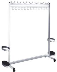 Kerkmann Multiline sorba szerelhető mobil kabáttartó, hossza 140 cm