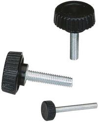 Boutet AV poliamid gomb Boutet, átmérő 28 mm, acélrúd M8 x 20mm