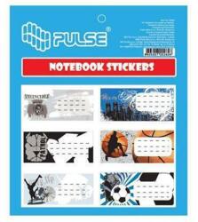 PULSE Füzetcímke, 30 db, Boys