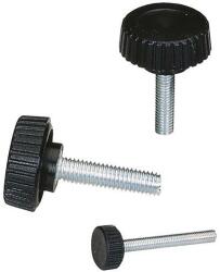 Boutet AV poliamid gomb Boutet, átmérő 22 mm, acélrúd M6 x 10mm