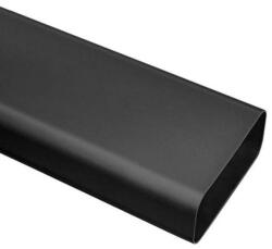 Elica - lapos csatorna fekete 222x89 mm, hossz: 500 mm (KIT0173527)