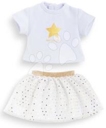 Corolle Tricou și fustă pentru păpușă Top & Skirt Set Ivory & Gold Ma Corolle pentru păpușă de 36 cm (CO212900)