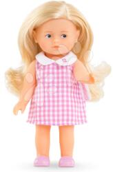 Corolle Păpușă Mini Corolline Rosy Corolle păr blond lung, cu ochi albaștri și rochie roz, 20 cm (CO240150) Papusa