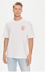 JACK & JONES Férfi póló, Jack & Jones, 76306, pamut, M INTL, fehér (0000304376306_M)