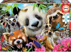 Educa Puzzle Animăluțele Black Eyed Friends Selfie Educa 300 piese de la 11 ani (EDU18610) Puzzle