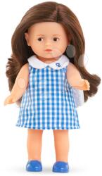 Corolle Păpușa Mini Corolline Romy Corolle păr lung maro cu ochi căprui și rochiță albastră 20 cm (CO240160) Papusa