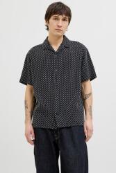 JACK & JONES Jack & Jones, Ing díszvarrással, Fekete, Törtfehér, M (12277185-BLACK-M)