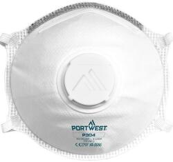 Portwest FFP3 szelepes Dolomite Light Cup légzésvédő maszk, fehér