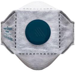 Portwest EAGLE FFP3 szénszelepes, összehajtható, lapos légzőkészülék (10 darab), fehér - manutan - 12 560 Ft