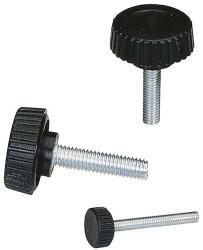 Boutet AV poliamid gomb Boutet, átmérő 22 mm, acélrúd M6 x 20mm