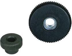 Boutet poliamid gomb, átmérő 25 mm, acélbetét M8