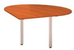 Alfa Office Alfa 100 asztal toldóelem, 120 x 120 x 73, 5 cm, csepp, balos kivitel, cseresznye mintázat