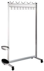 Kerkmann Multiline sorba szerelhető mobil kabáttartó, hossza 100 cm
