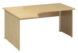 Alfa Office Alfa 100 ergo irodai asztal, 180 x 120 x 73, 5 cm, balos kivitel, vadkörte mintázat