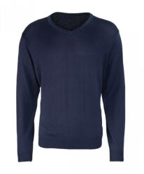 Premier Férfi Premier PR694 Men'S Knitted v-neck Sweater -L, Navy