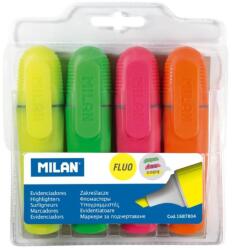 MILAN 4 db MILAN Highlighter Marker készlet, 2-5 mm-es hegy (ADAC1687804)
