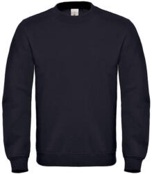 B&C Collection Uniszex pulóver B&C Crew Neck Sweatshirt - WUI20 - 4XL, Fekete