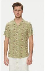 BLEND Férfi kevert anyagú ing, 20718227, viszkóz, L INTL, zöld (0000304798993_L)